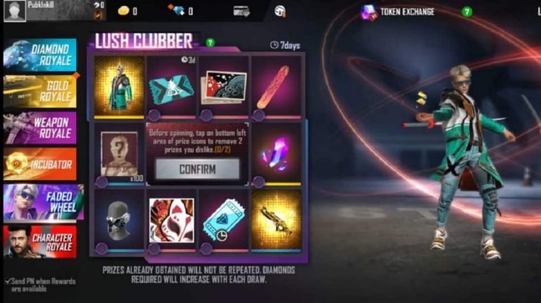 Free Fire New Faded Wheel Cara Mendapatkan Golden Roar Groza Dan The