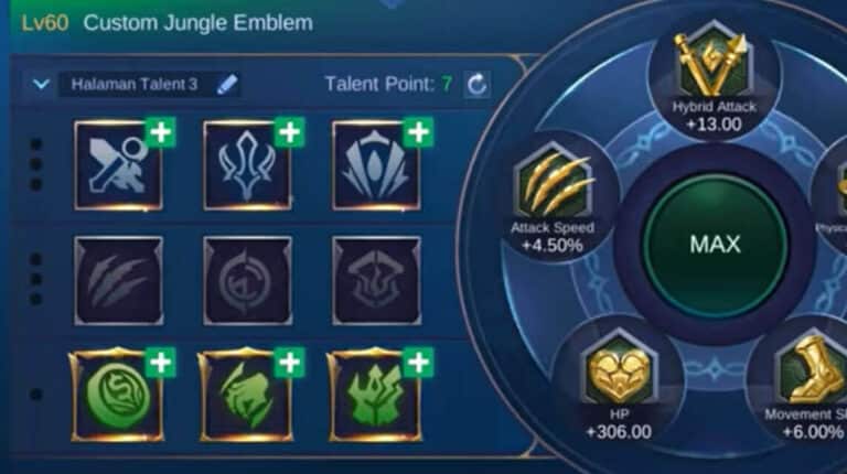 Simak Build Emblem Jungle Untuk Farming Buff Di Mobile Legends