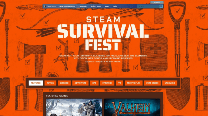 Jangan Lewatkan Steam Survival Fest Diskon Besar Besaran