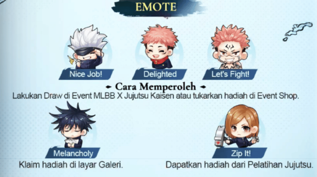 Cara Mendapatkan Skin Kolaborasi Mlbb X Jujutsu Kaisen