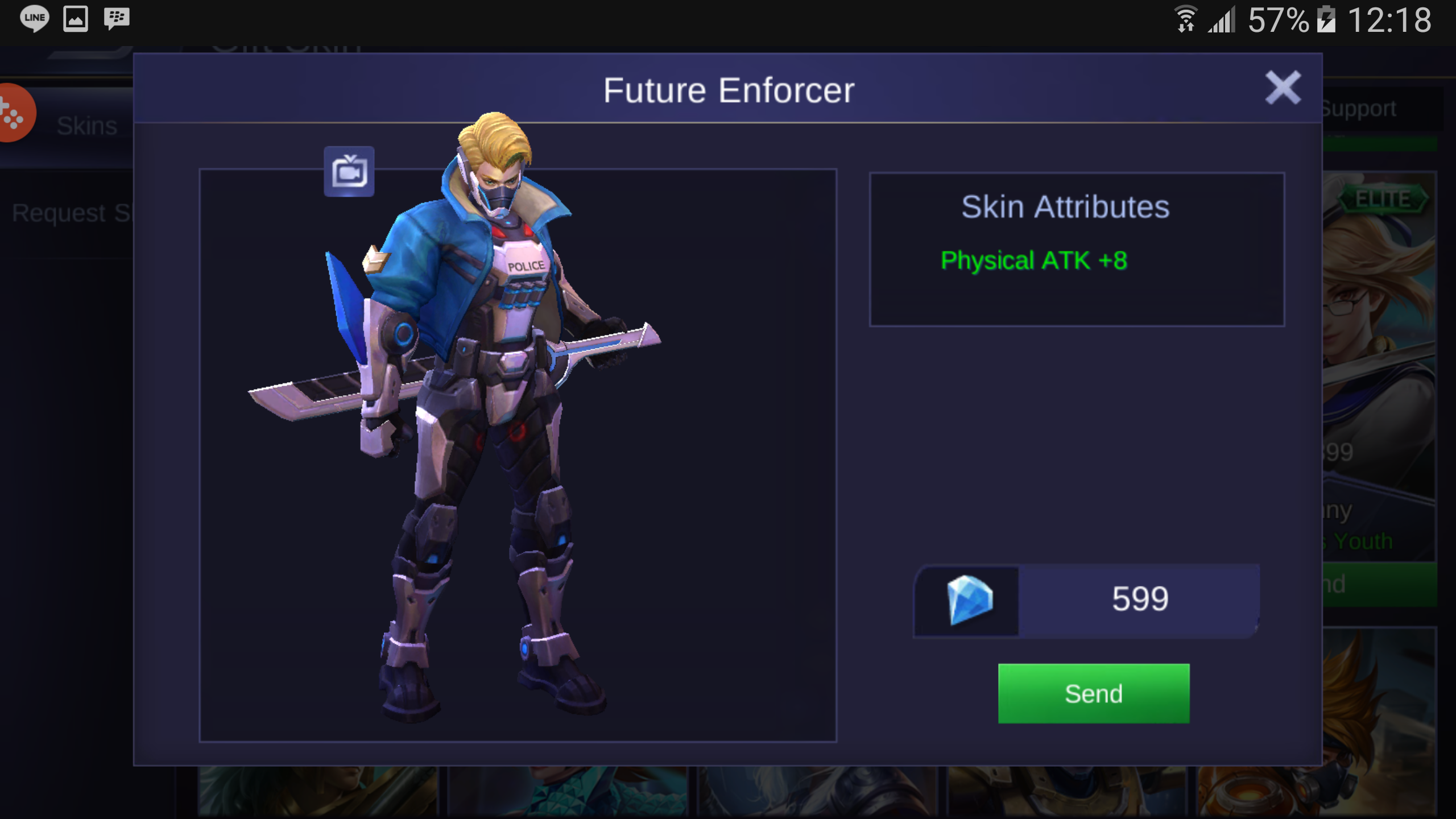 Jual Hayabusa Future Enforcer Mobile Legends VCGamers