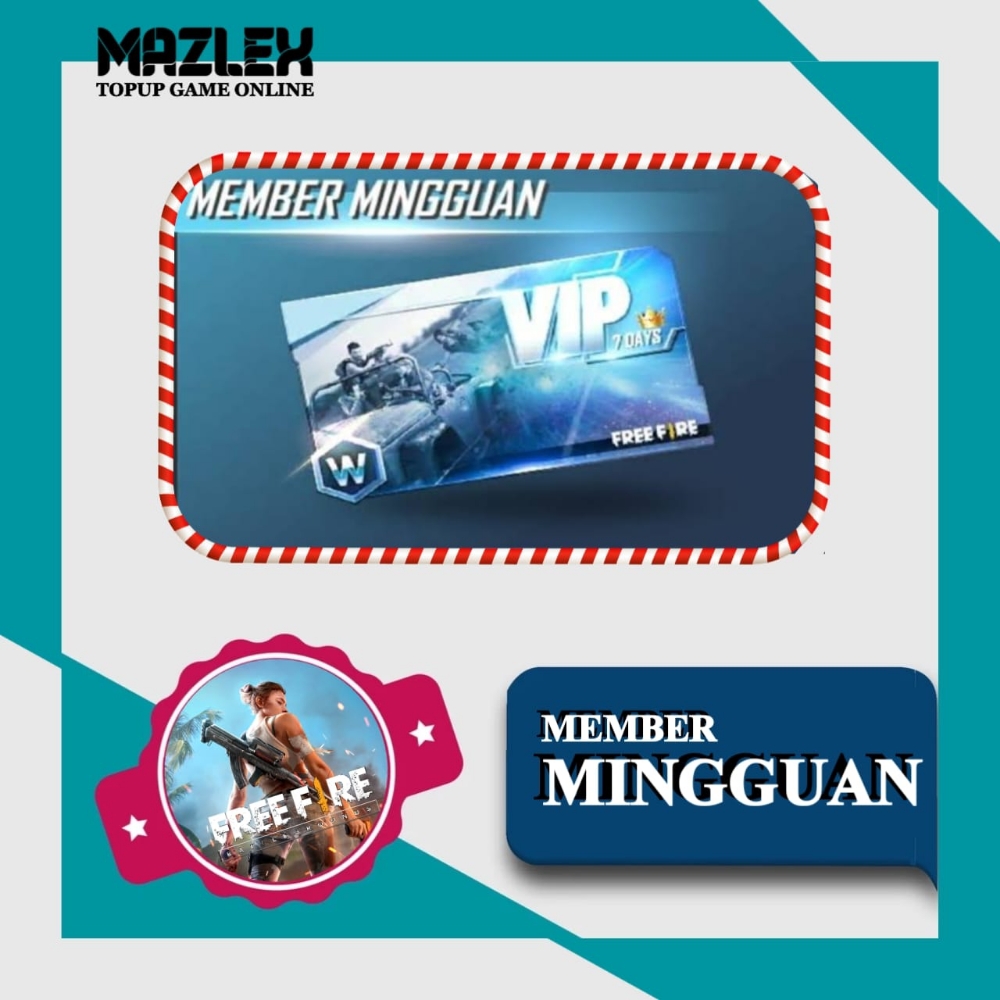 Jual Membership FF Mingguan Free Fire VCGamers