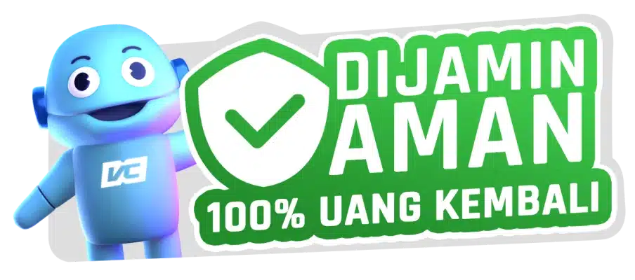 mitra di vcgamers, jaminan aman 100% uang kembali