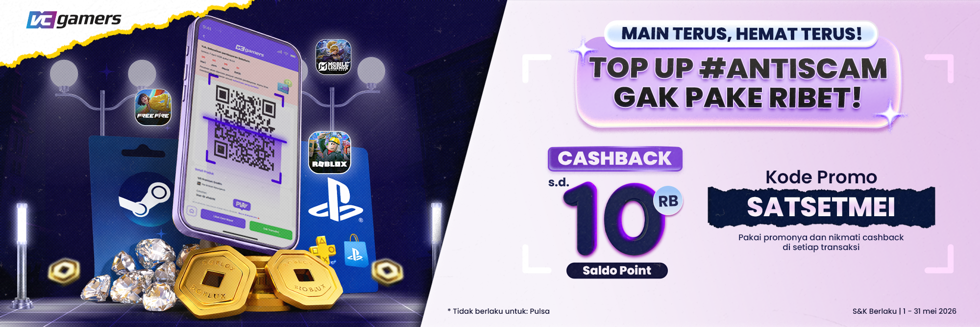 TOP UP #ANTISCAM, GAK PAKE RIBET!
