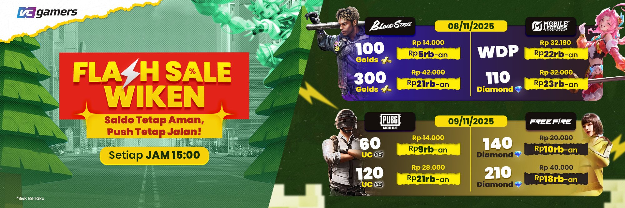 Flash Sale Wiken November 