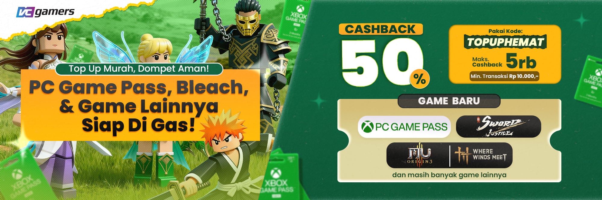 Top Up Murah, Dompet Aman!