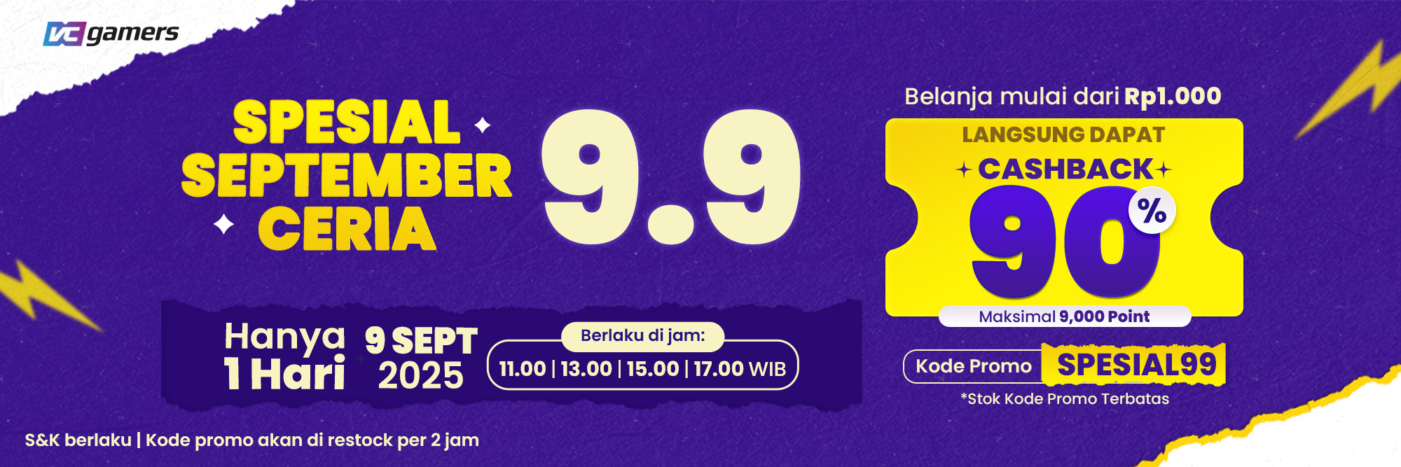 Flash Sale 9.9