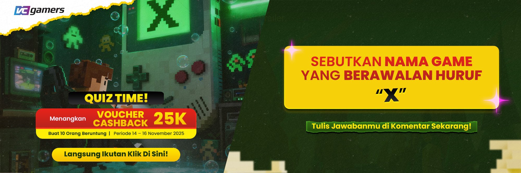 Quiz Time! Yuk tebak nama gamenya