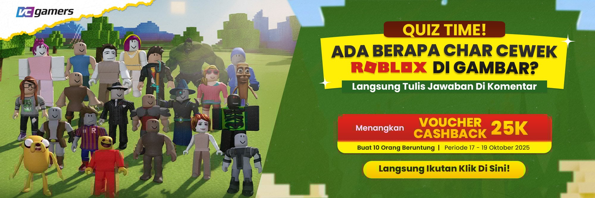 Ada Berapa Char Cewek Roblox Di Gambar? Yuk ikutan Quiznya!