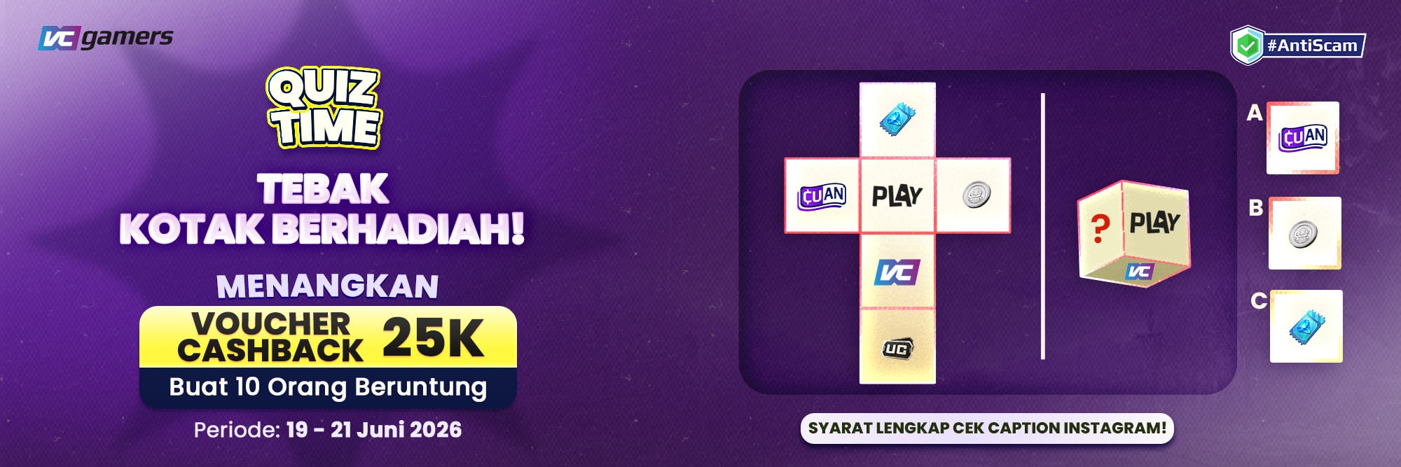 Quiz Time! Tebak Kotak Berhadiah!