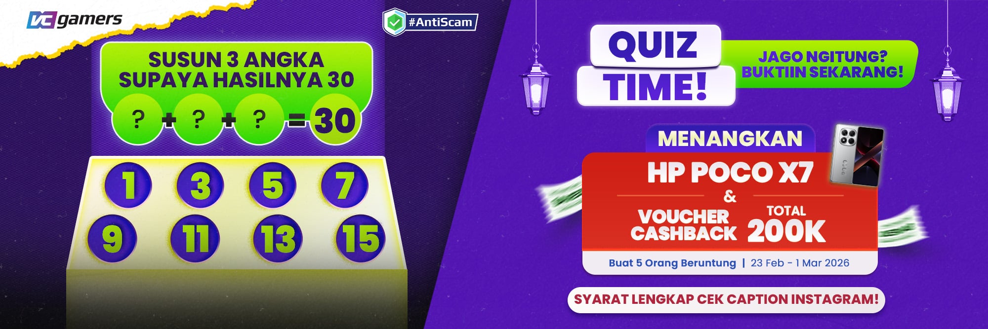 Quiz Time! Jago Ngitung? Buktiin Sekarang!