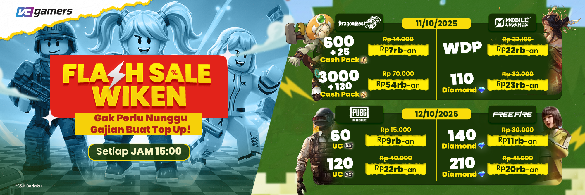 Flash Sale Oktober 2025