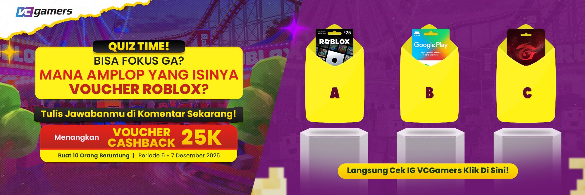 Quiz Time! Tenang soalnya gampang kok…