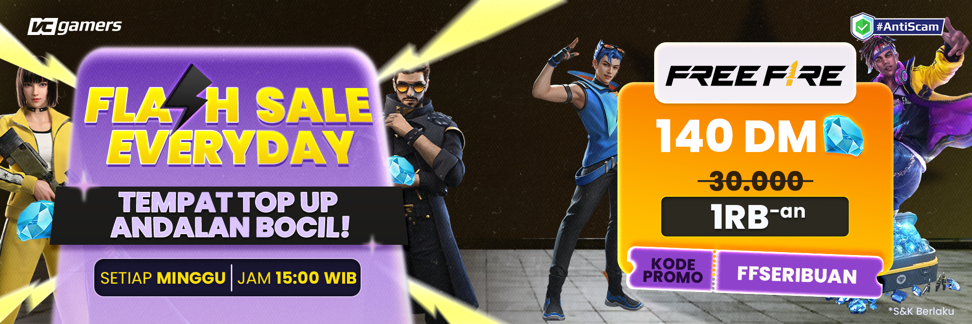 Flash Sale Everyday Sunday