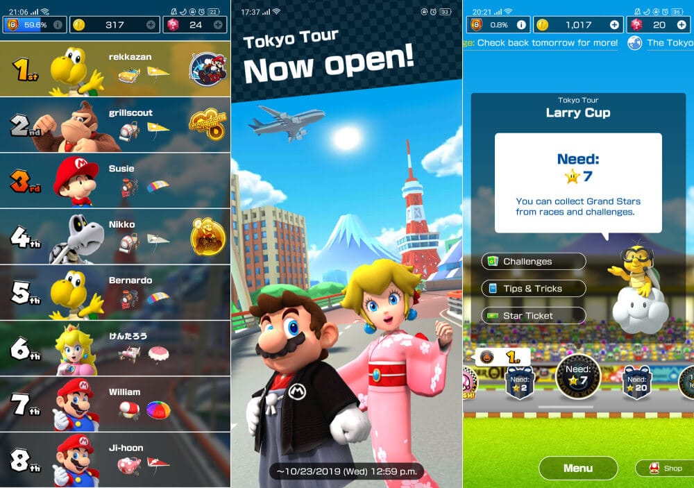 Mario Kart Tour todas las versiones en Android