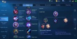 Most Used Mobile Legends Items