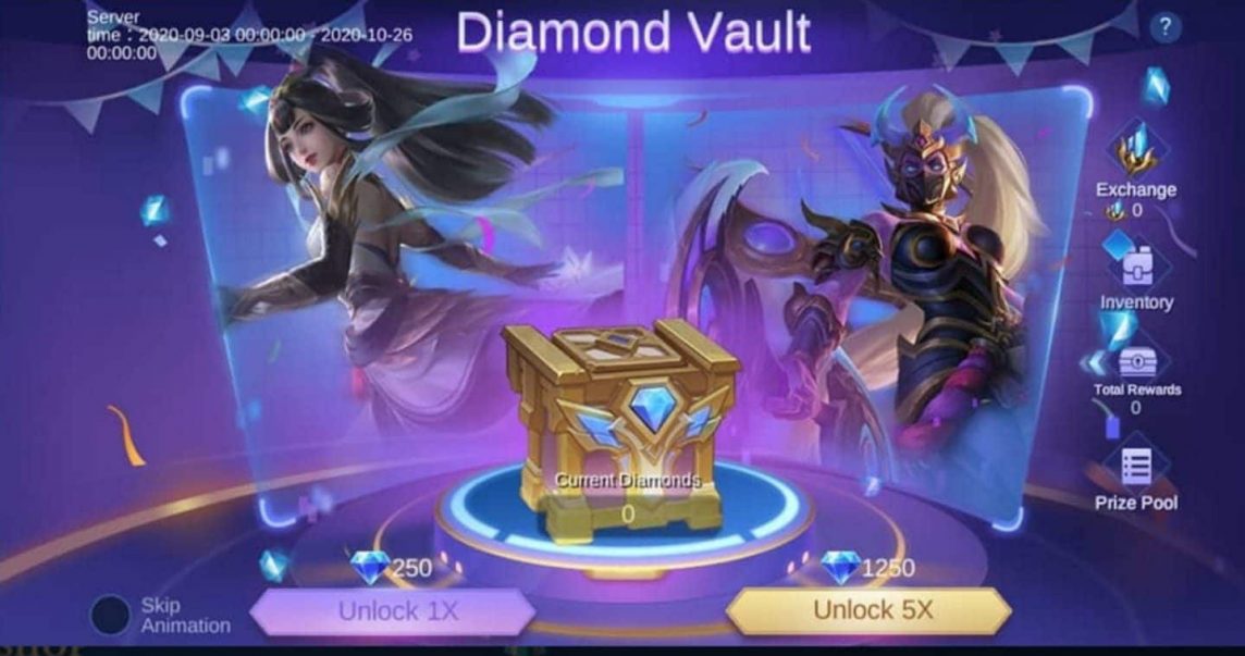 diamond vault event