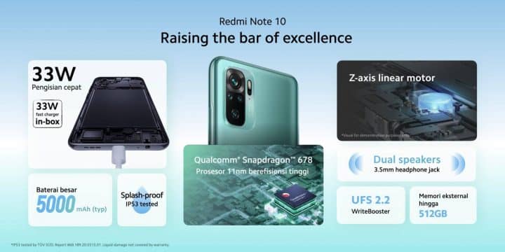 新的 Redmi Note 10 现已在印度尼西亚正式上市
