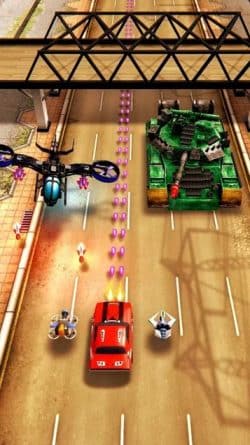 The Riot Eradicates Criminals On The Streets in Chaos Road: Combat Racing