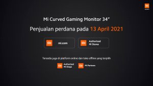 penjualan mi curved gaming monitor