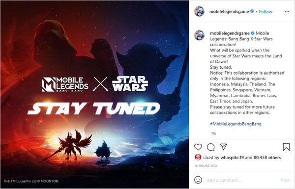 Wow Collaboration Mobile Legends x Star Wars! Will It Be Official?