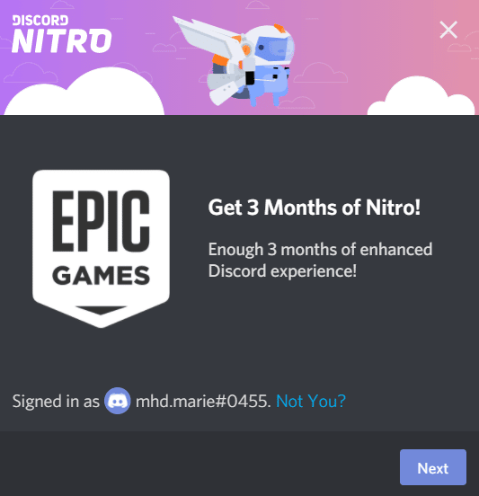 Get DISCORD NITRO For FREE On The Epic Games Store! 