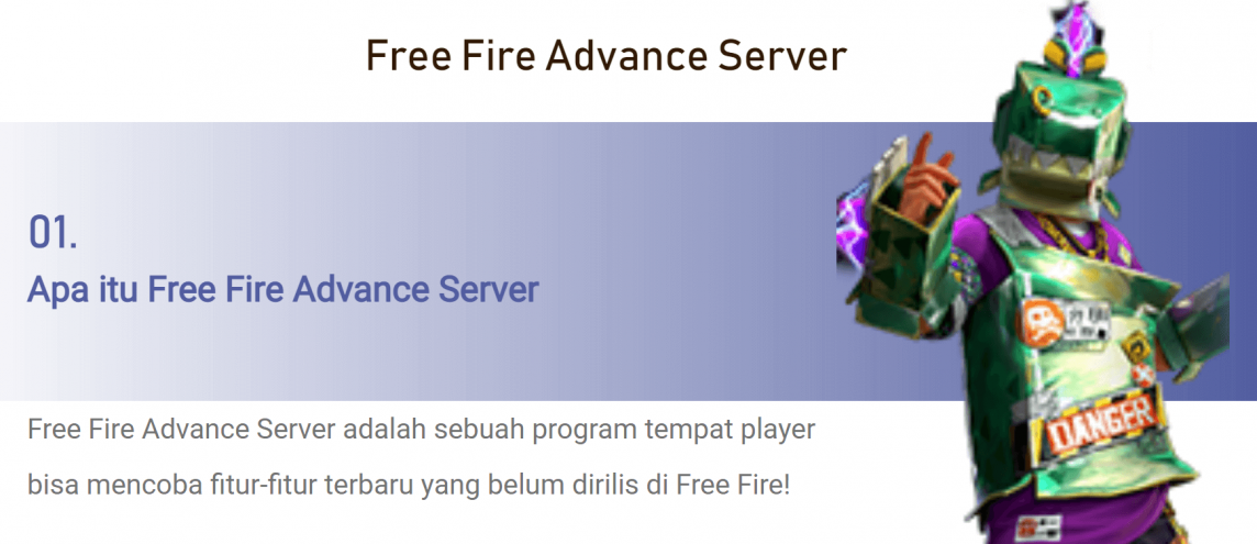 Neuer Weapon Free Fire Advance Server