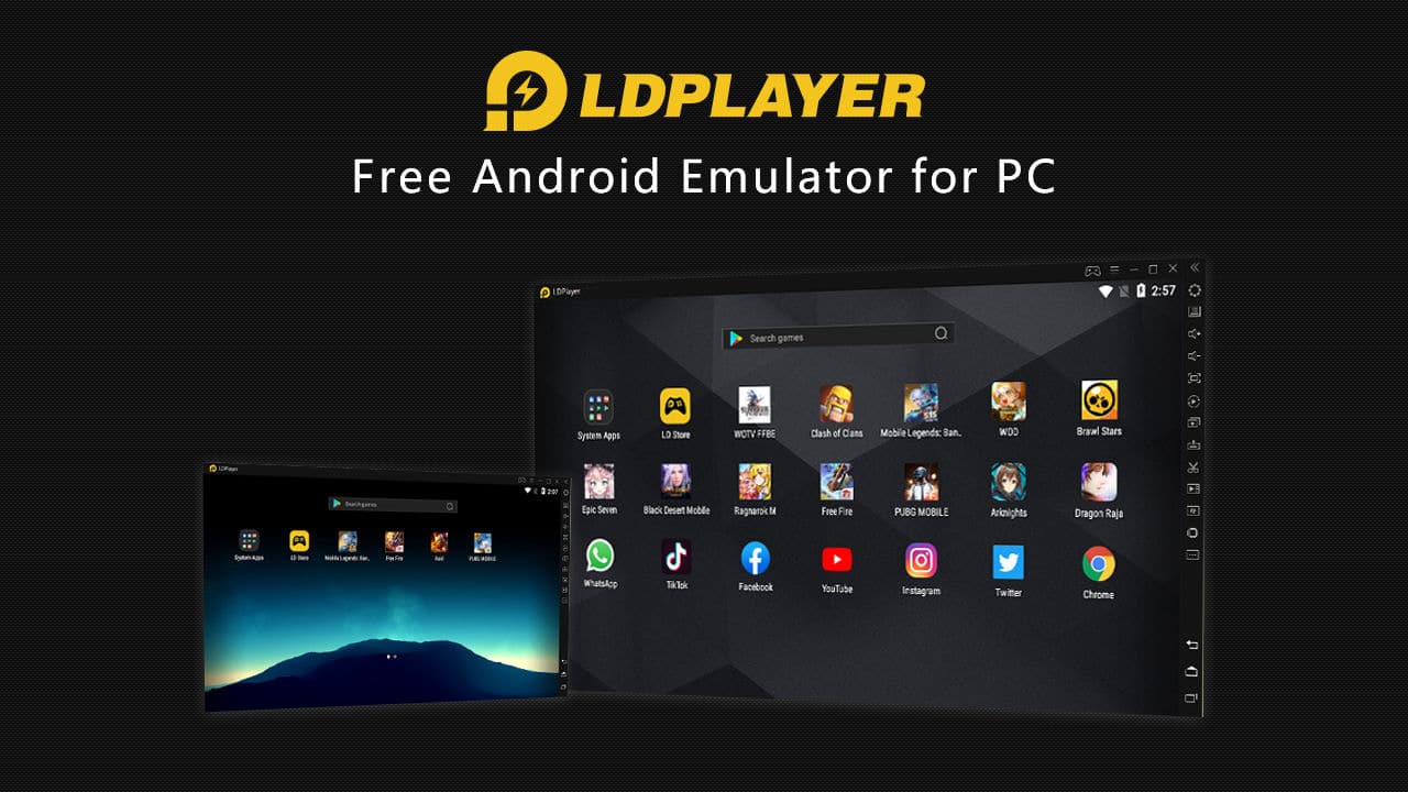 LD Player PC 上の Android エミュレータ