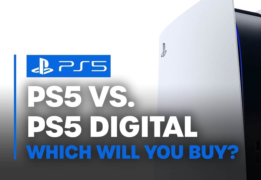 PS5対。 PS5デジタル版、あなたはどれを選ぶ？