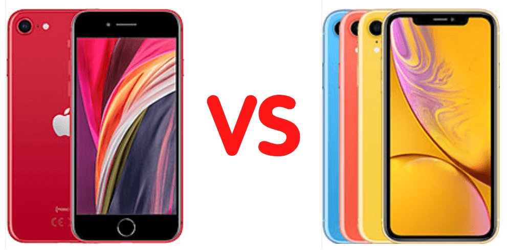 compare iphone se and iphone xr