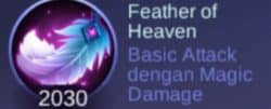 Use the Feather of Heaven Item If You Want a Basic Attack to Feel Like Ultimate!