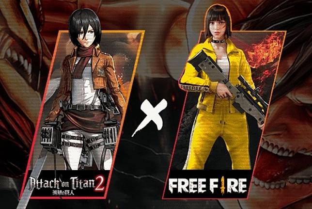 Free Fire Collaboration with 'Attack on Titan' Now Live