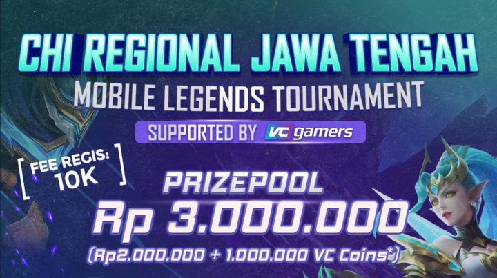 Turnamen MLBB Community Hero Indonesia/CHI Regional Jawa Tengah x VCGamers 2021