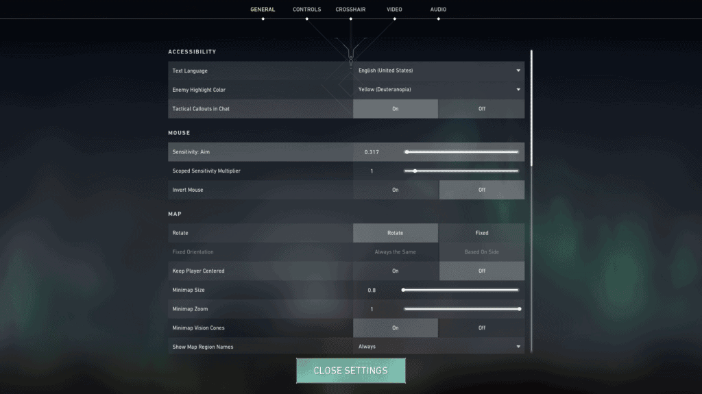 Here are the 3 best Valorant settings: Mouse Setting, Minimap Setting, and Crosshair Setting.