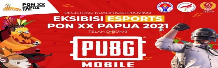 daftar jadi pemain PUBGM Untuk PON XX Papua