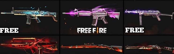 gun skins Free Fire