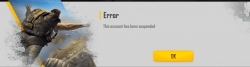 Free Fire Suspend Account Can Come Back?