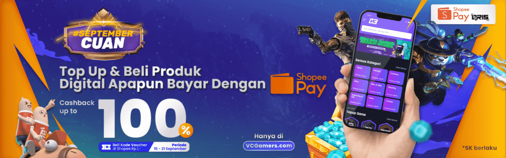 https://www.vcgamers.com/news/18124 shopee x vcgamers Cashback Shopeepay 2021/