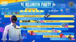 PUBG Mobile Reunion Party: Complete List of Events, Daily Rewards, and More!