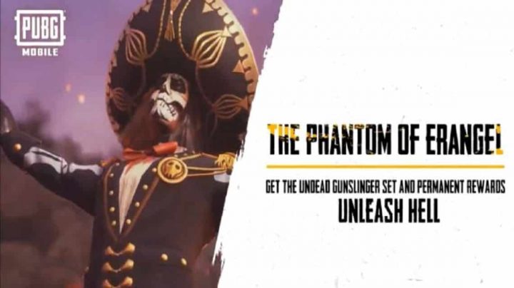 PUBG Mobile Phantom of Erangel 이벤트: Undead Gunslinger 세트 받기 