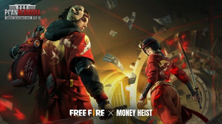 Free Fire x Money Heist 协作泄漏：事件、奖品和发布日期！