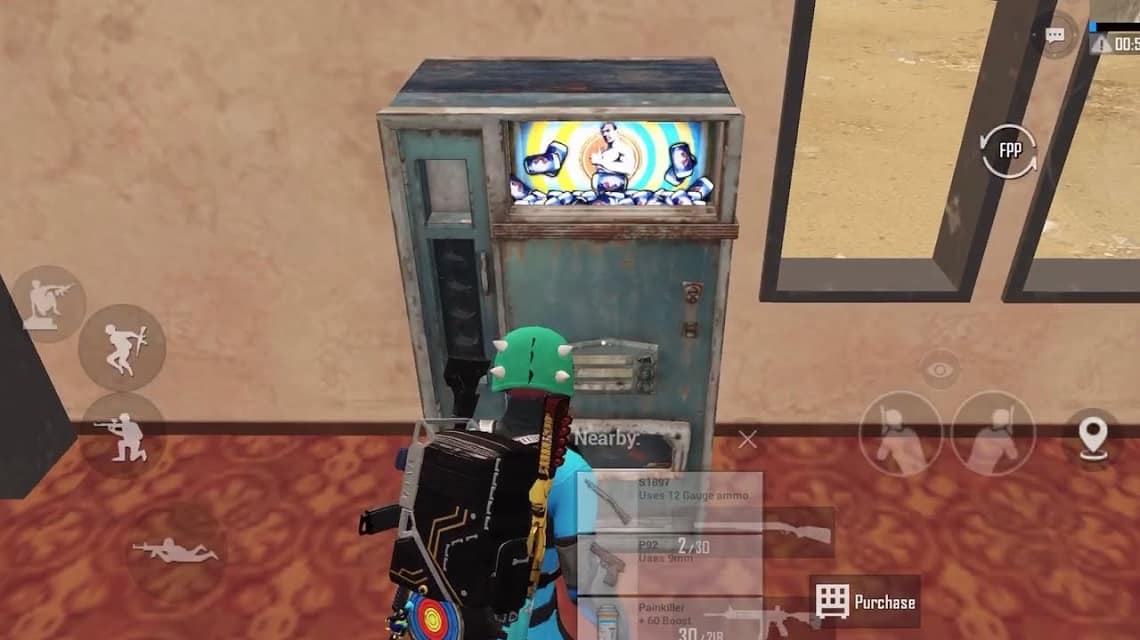 Location of Vending Machines in Miramar PUBG Mobile
