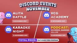 VCGamers Discord Events November 2021, Alita Battle, Karaoke Night, VCG Academy und Podcast!