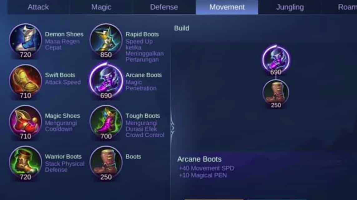 Build Arcane Boots