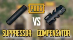 PUBG 총구에 어떤 보상기 또는 억제기가 더 좋습니까? 여기에 설명이 있습니다!