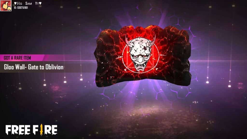 5 Free Gloo Wall Skins on Free Fire Released in 2021