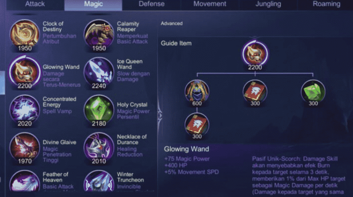 Build Baxia Jungler