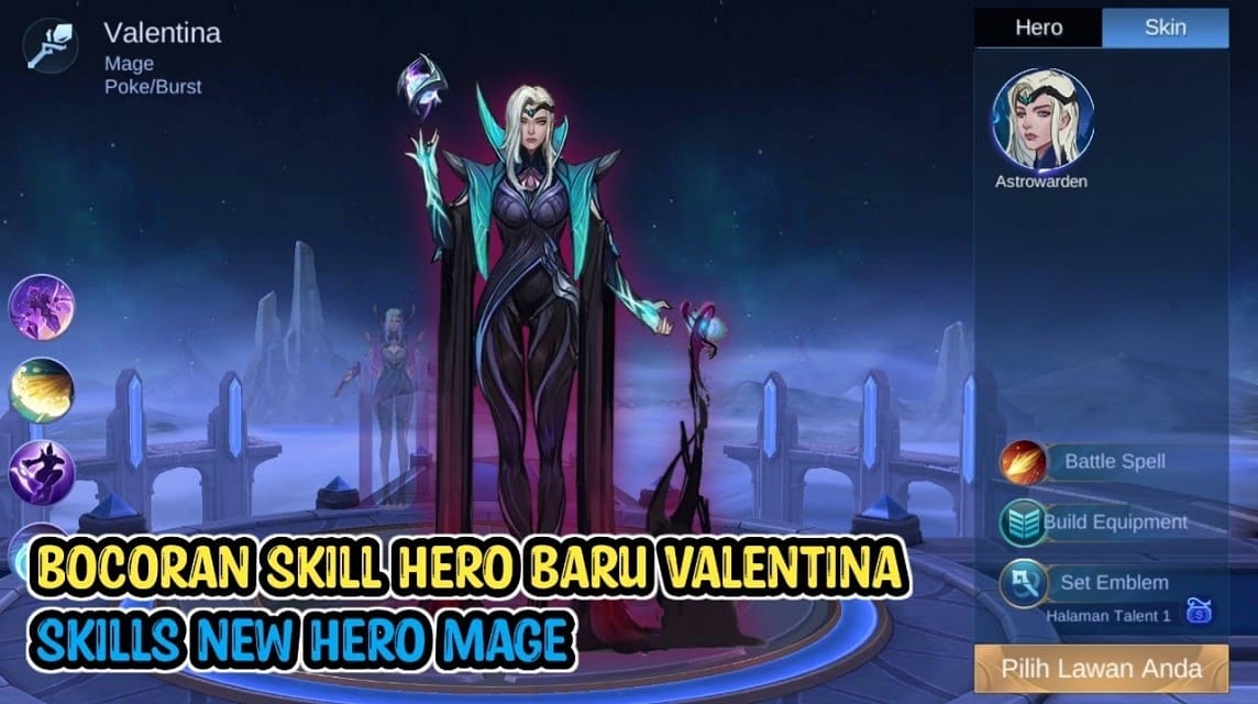 New Hero Valentina Gameplay , Overpower Mage - Mobile Legends Bang Bang 