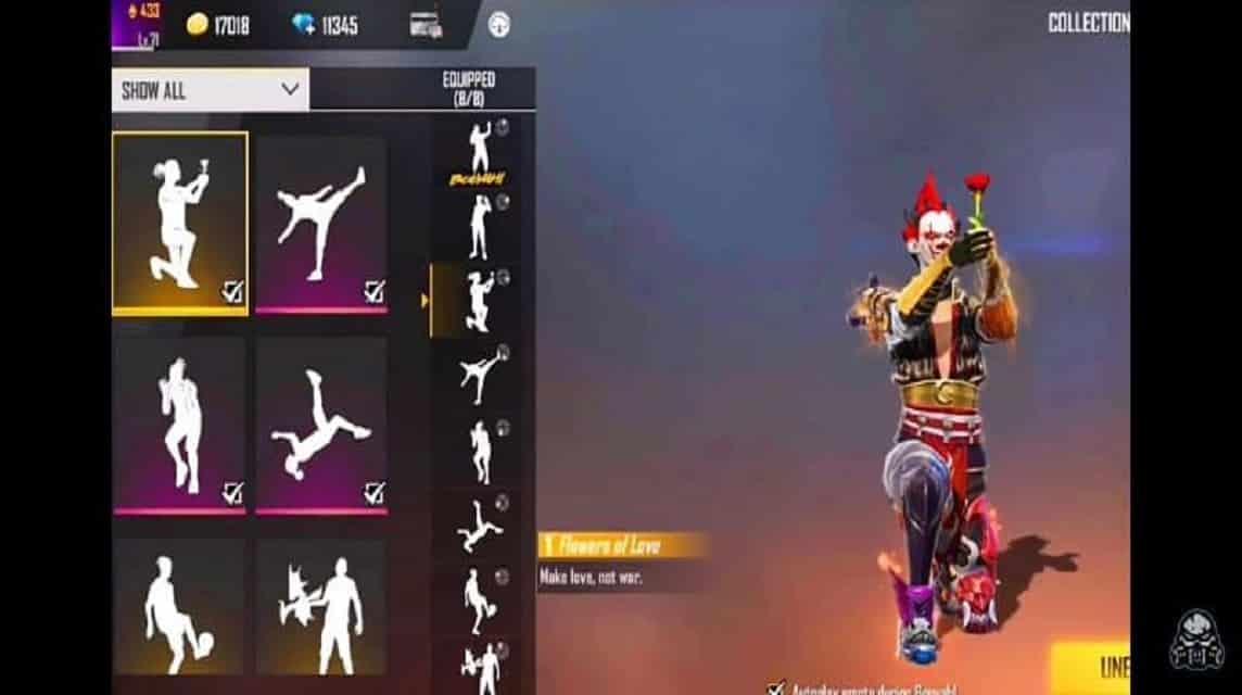 Emote Free Fire