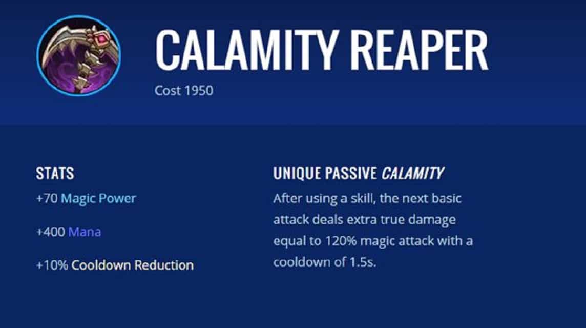 Mobile Legends Calamity Reaper
